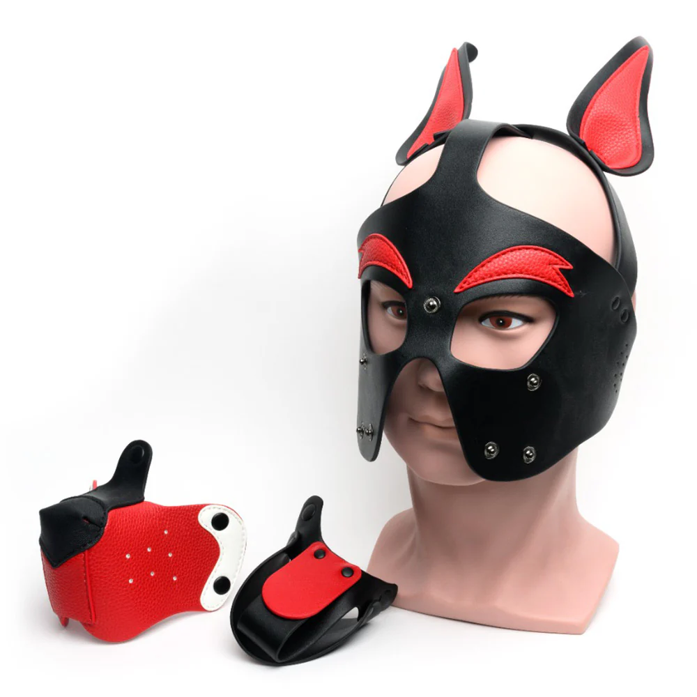 665 Bondage Playful Pup Hood - Image 17