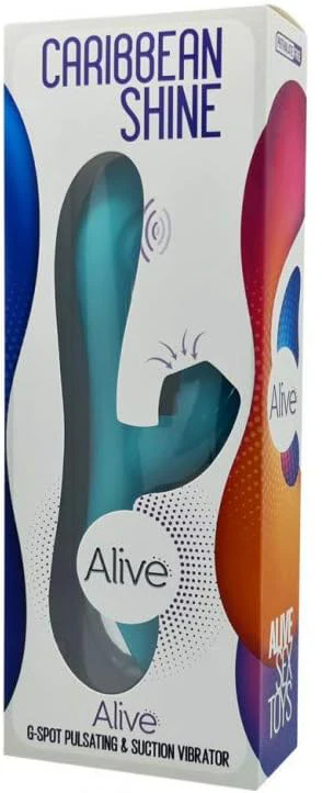 Alive Caribbean Shine G-Spot Pulsating & Suction Rechargeable Rabbit Vibrator - Image 5