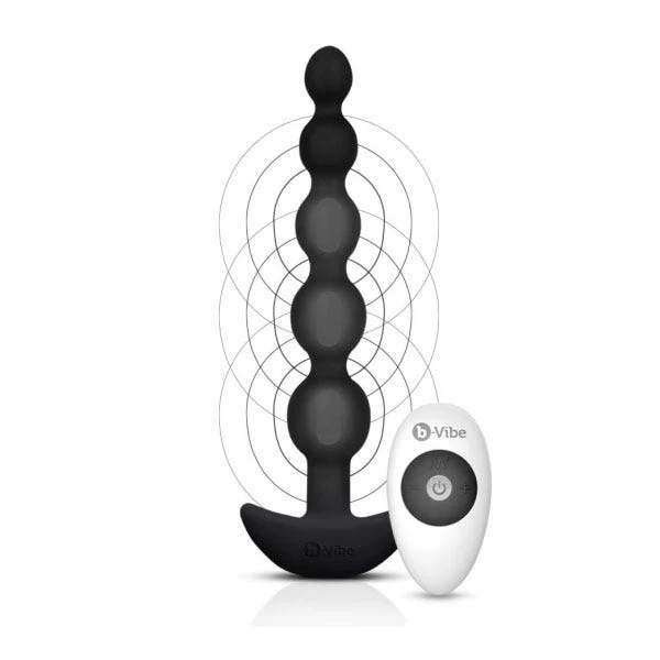 b-Vibe Cinco Rechargeable Remote Control Anal Beads - Image 5