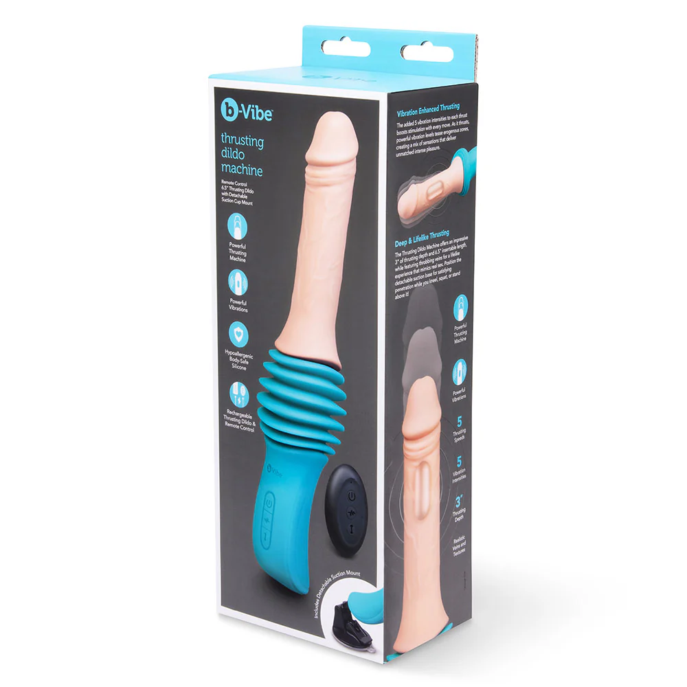 b-Vibe Realistic Thrusting Dildo Machine - Image 5