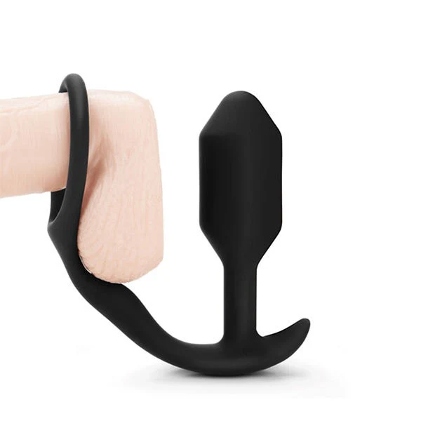 b-Vibe Snug & Tug Cock Ring and Butt Plug - Image 5