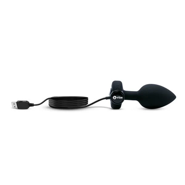 b-Vibe Vibrating Jewels Remote Control Butt Plug M/L Black - Image 6