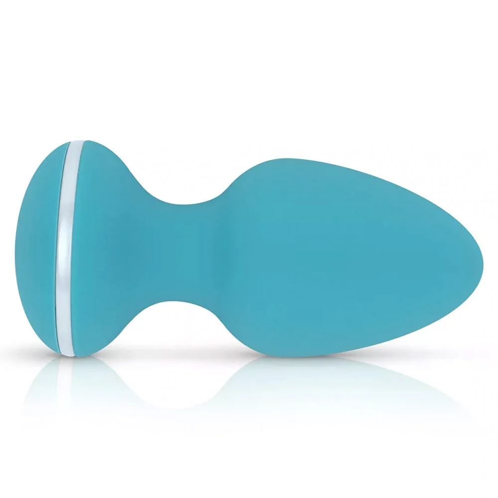 Cala Azul Blanca USB-Rechargeable Vibrating Butt Plug - Image 3