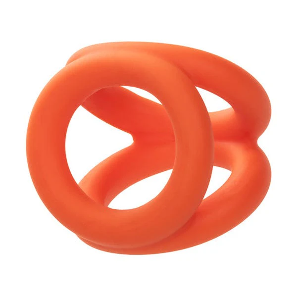 CalExotics Alpha Ring Liquid Silicone Cock Tri-Ring - Image 3