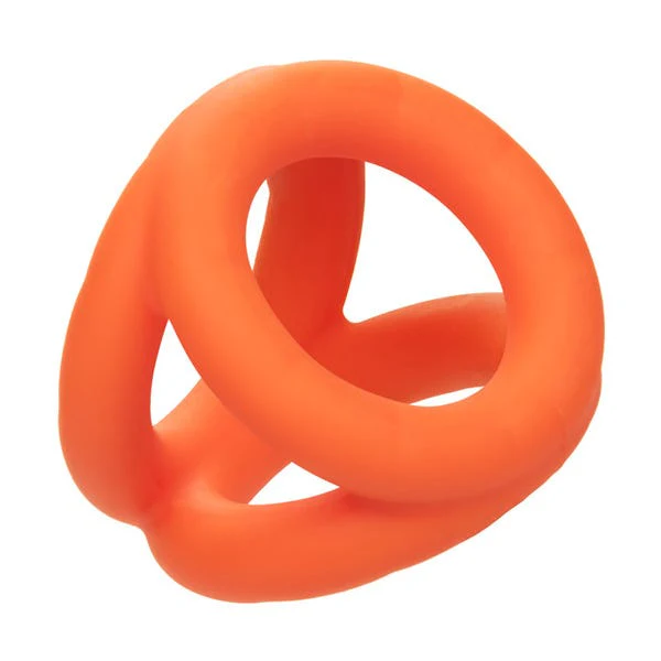 CalExotics Alpha Ring Liquid Silicone Cock Tri-Ring - Image 4