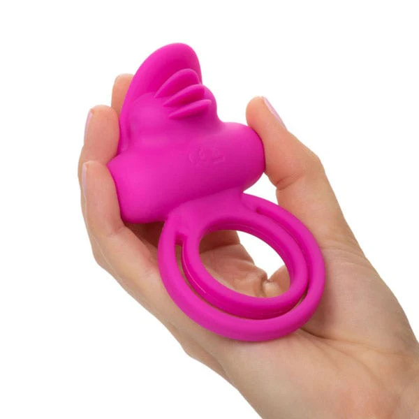 CalExotics Dual Clit Flicker Enhancer Cock Ring - Image 2
