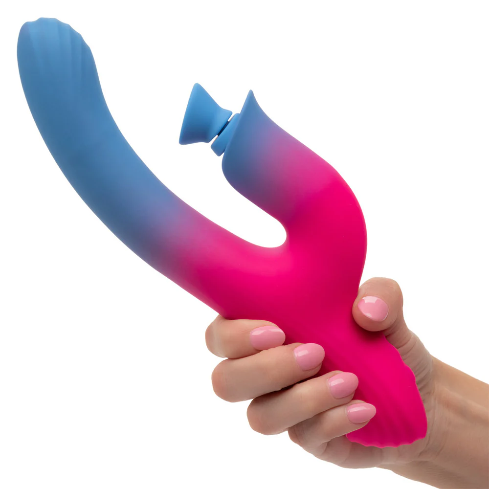 CalExotics Elation Dual Stimulator with Suction Rabbit Vibrator - Image 2