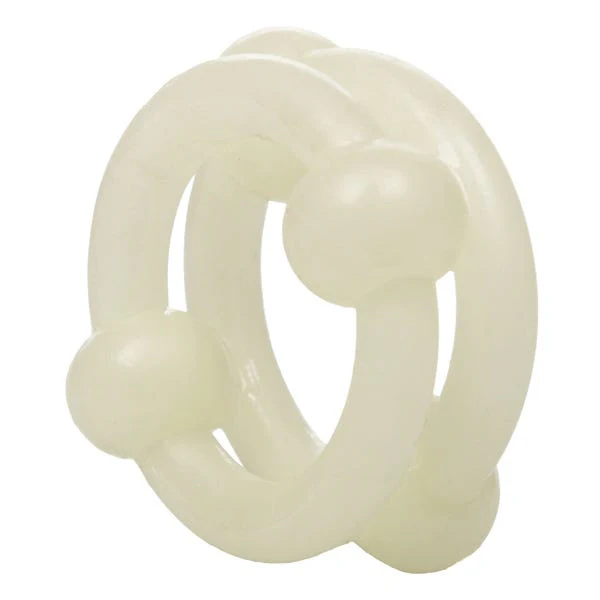 CalExotics Glow In The Dark Island Double Stacker Cock Rings - Image 4