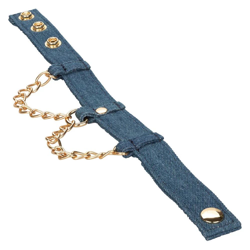 CalExotics Ride 'Em Premium Denim Collection Ankle Cuffs - Image 3