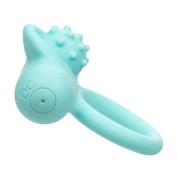 CalExotics Silicone Rechargeable Nubby Lovers Delight Vibrating Penis Ring - Image 7