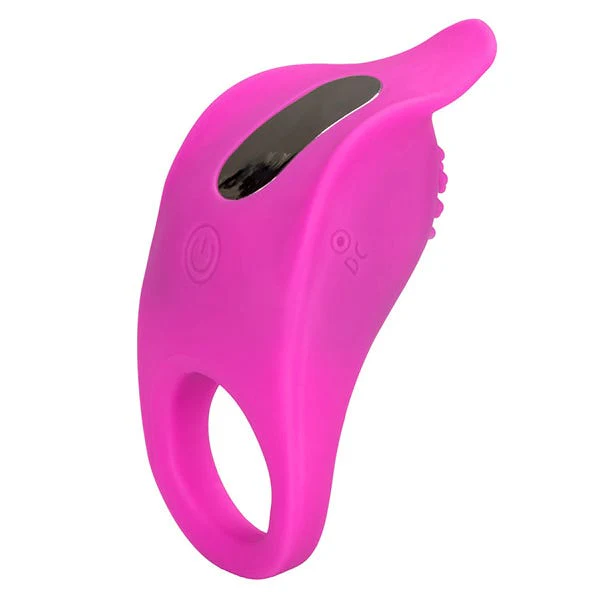 CalExotics Silicone Teasing Enhancer Vibrating Cock Ring - Image 7