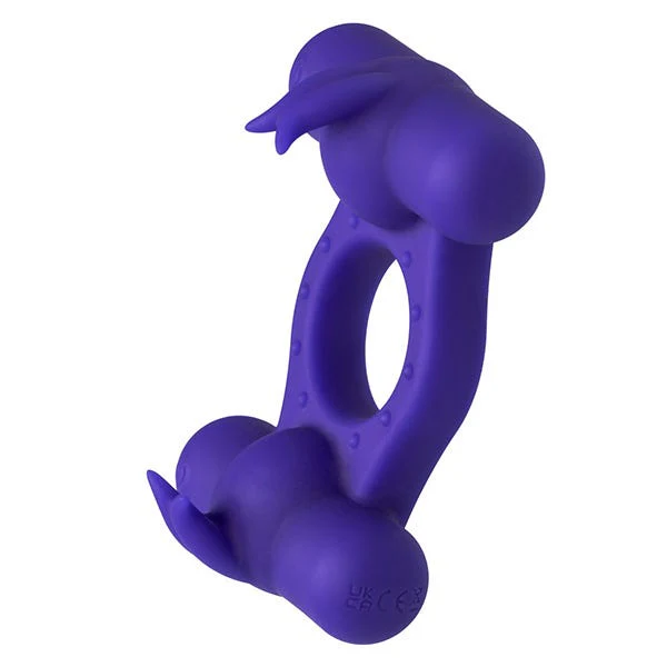 CalExotics Triple Orgasm Enhancer Silicone Cock Ring - Image 6