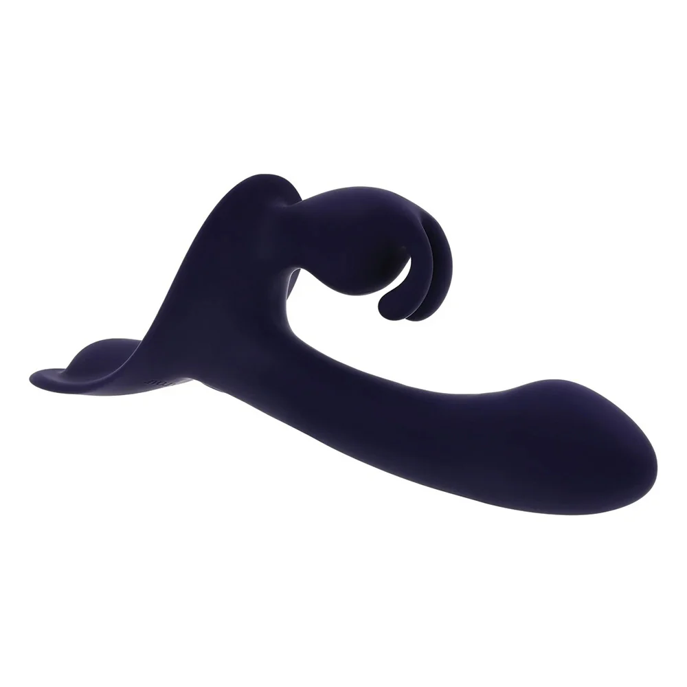 Evolved Giving Vibes Rechargeable Rabbit Vibrator Strap-on Set - Image 3