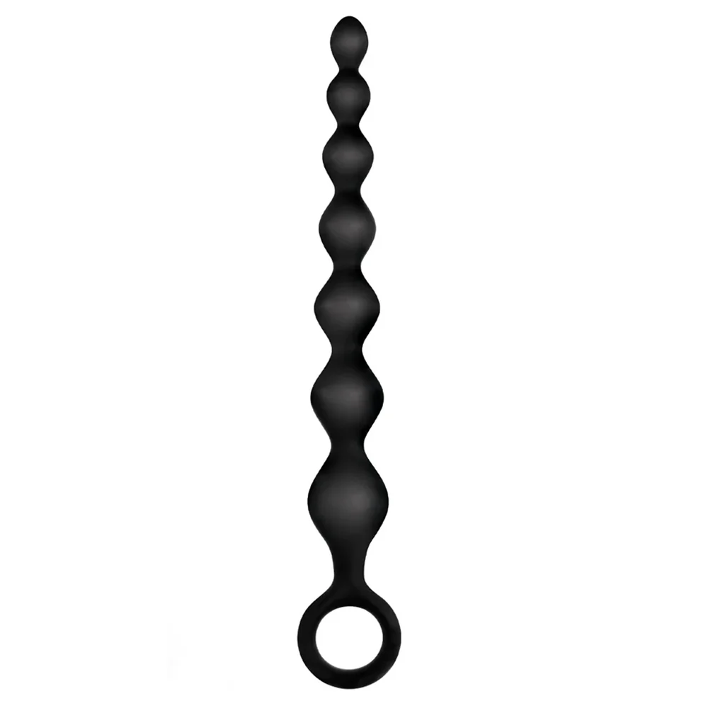 Excellent Power Arse Beads 7inch Ribbed Anal Beads