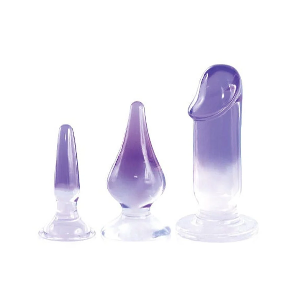 Excellent Power Glitzy Trainer Various Shaped Anal Plug Kit - Image 2