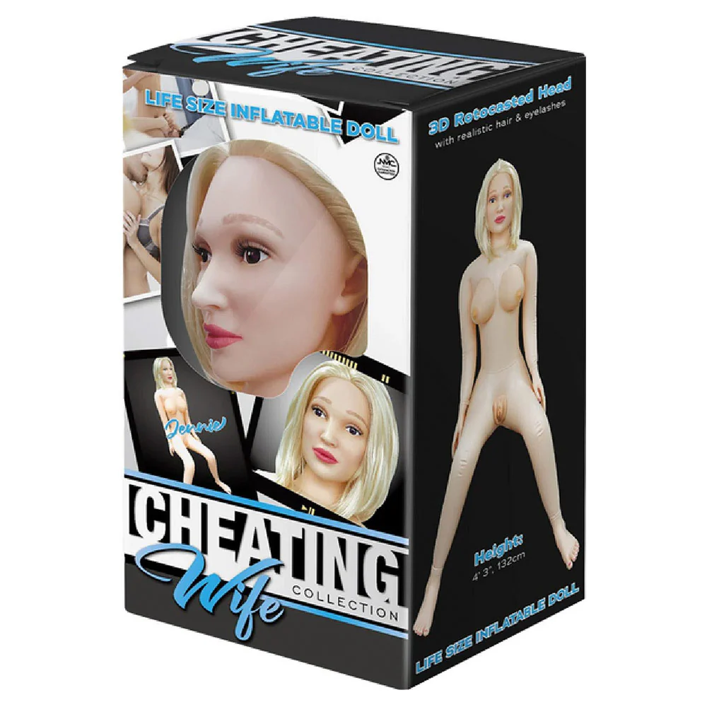 Excellent Power Jennie Cheating Wife Life Size Inflatable Sex Doll