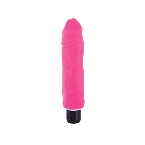 Excellent Power True Feel 6.5-Inch Dual Density Realistic Straight Dildo Vibrator - Image 3