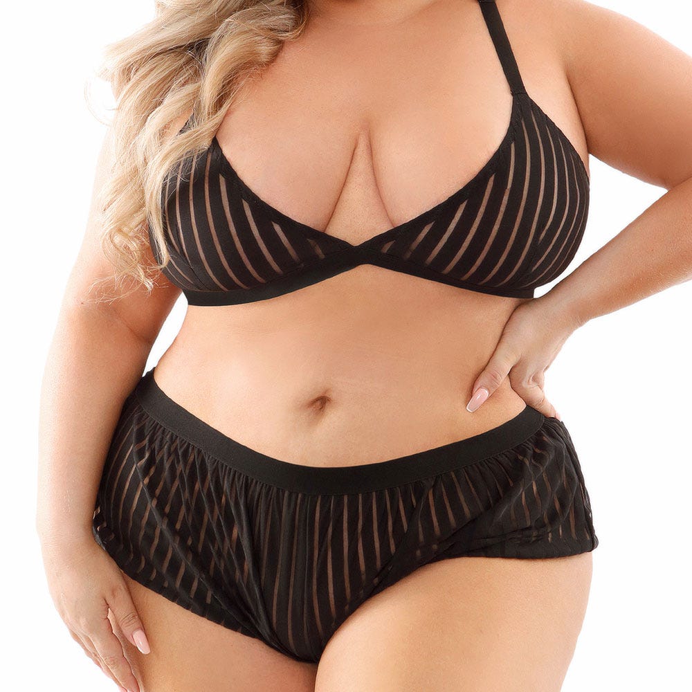 Fantasy Lingerie Vixen All The Feels Bralette & Short Set - Image 2