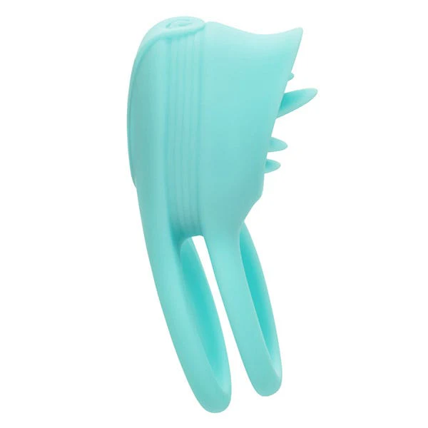 French Kiss Silicone Rechargeable Vibrating Enhancer with Cock Ring - Image 2