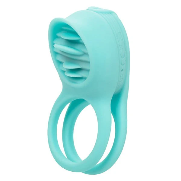 French Kiss Silicone Rechargeable Vibrating Enhancer with Cock Ring - Image 3