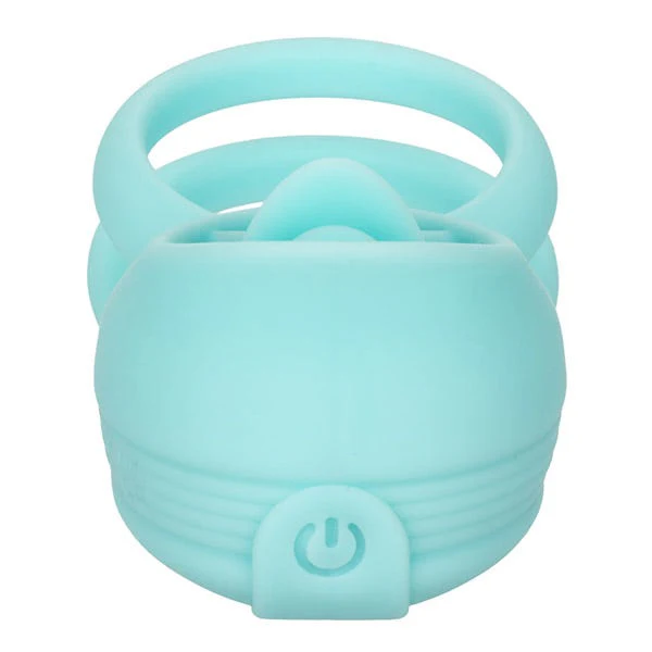 French Kiss Silicone Rechargeable Vibrating Enhancer with Cock Ring - Image 8