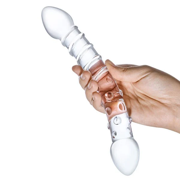 Glas 10-inch Double Trouble Glass Dildo - Image 3