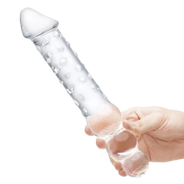 Glas 12-inch Double End Dildo With Anal Beads - Image 3