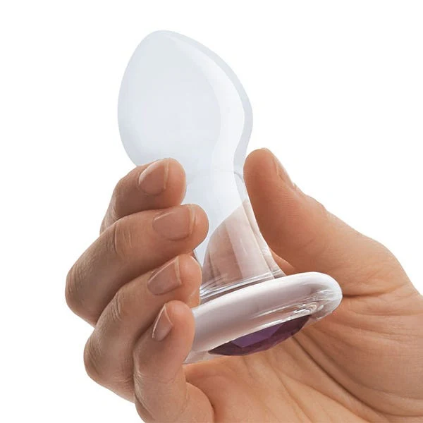 Glas 3.5-inch Bling Glass Butt Plug - Image 3