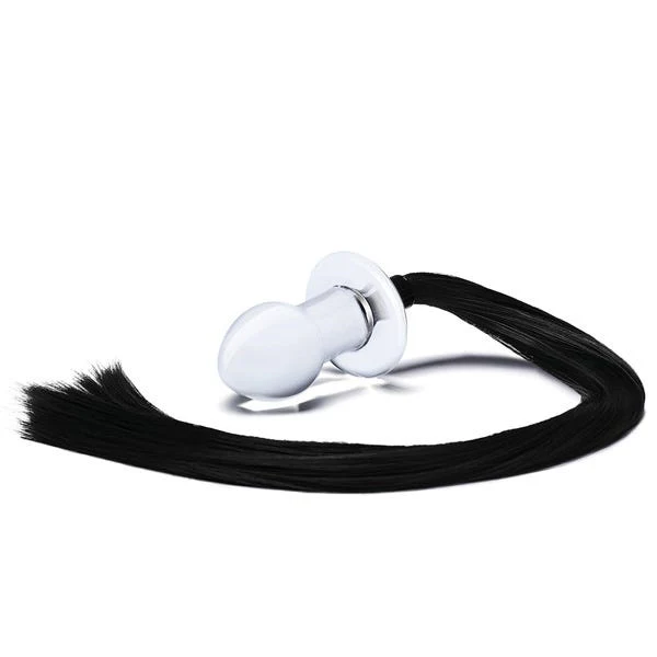 Glas 3-inch Horse Tail Glass Butt Plug - Image 2