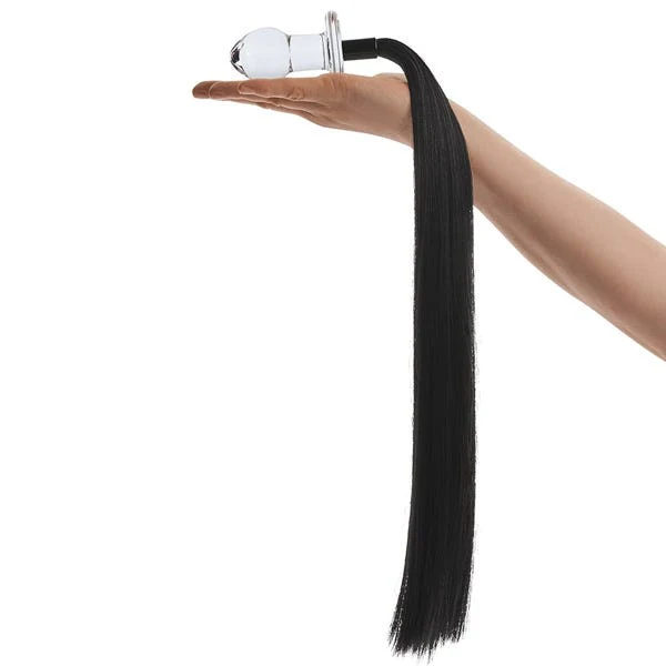 Glas 3-inch Horse Tail Glass Butt Plug - Image 4