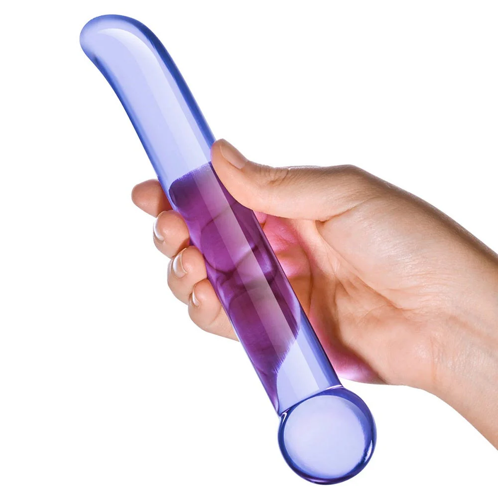 Glas 6.75 Inch G-Spot Tickler Glass Dildo - Image 4