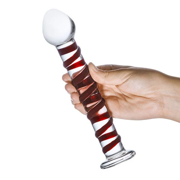 Glas 8-inch Mr Swirly Glass Dildo - Image 3