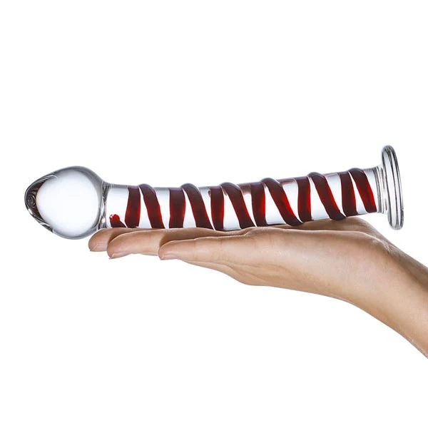 Glas 8-inch Mr Swirly Glass Dildo - Image 4