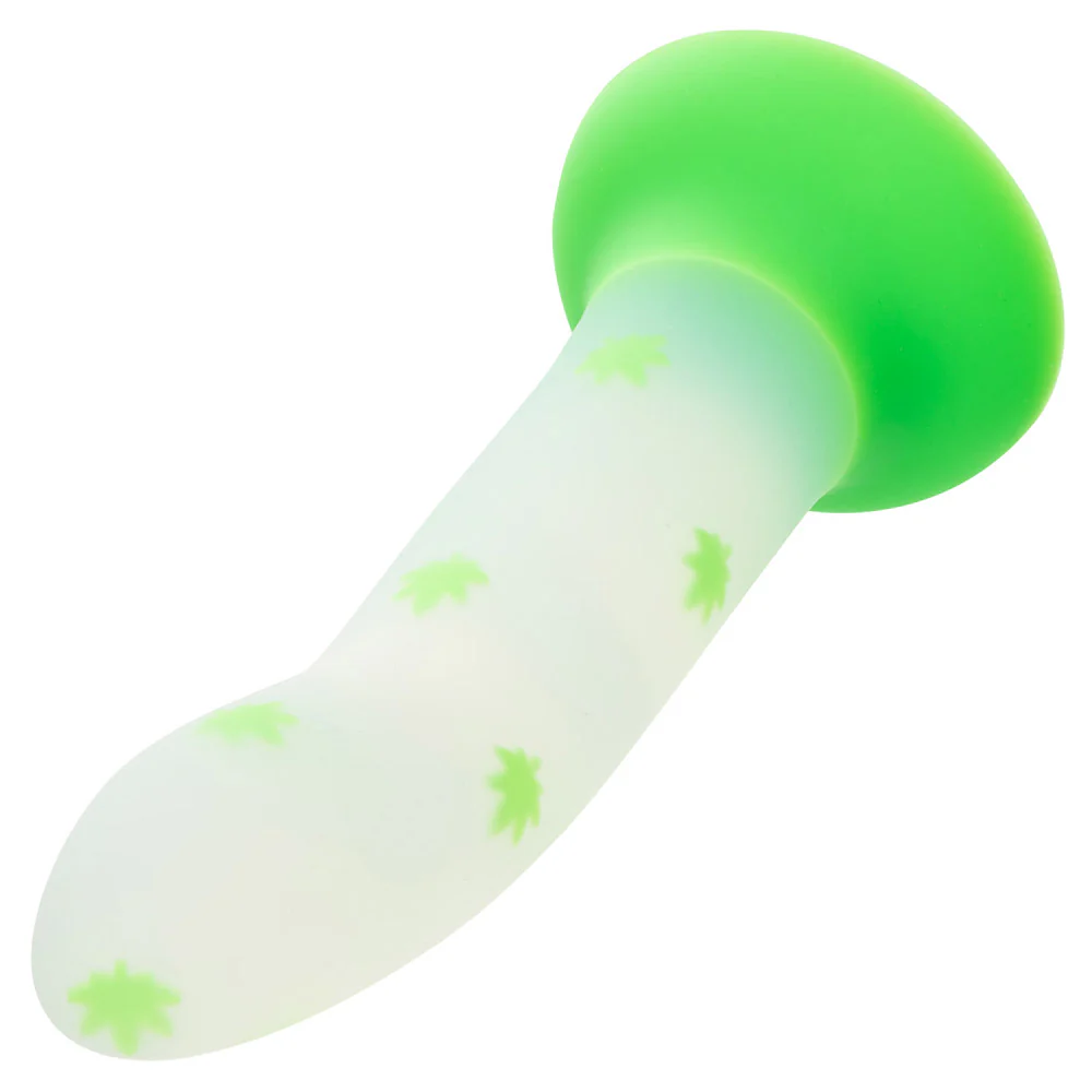 CalExotics Glow Stick Glow-in-the-Dark Leaf Dildo - Image 3