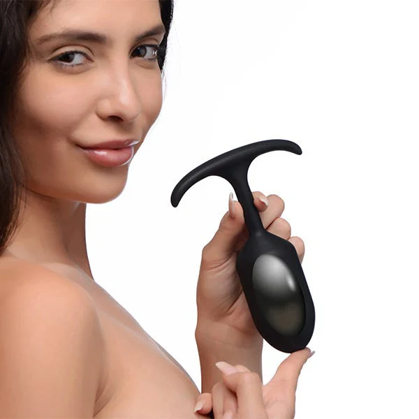 Heavy Hitters Comfort Plugs Large Silicone Weighted Anal Plug - Image 4