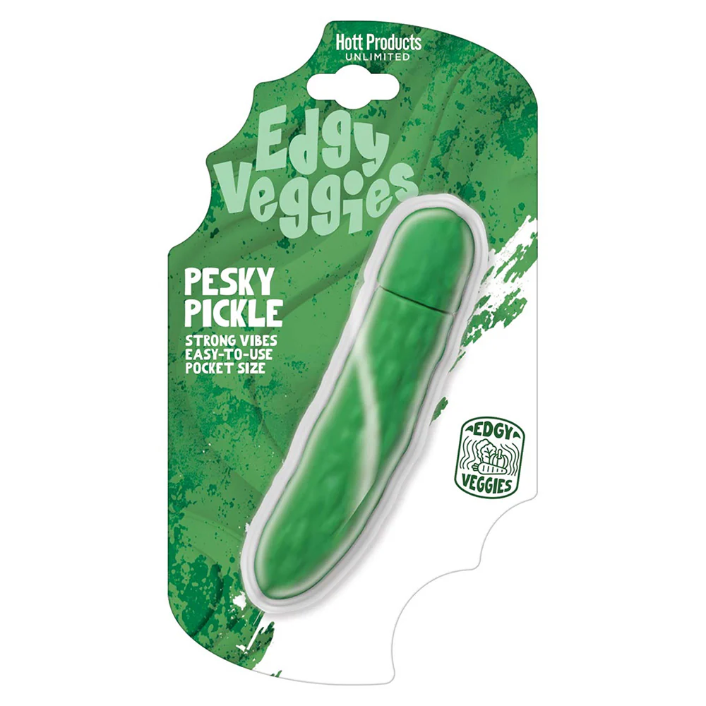 Hott Products Edgy Veggies Pesky Pickle Bullet Vibrator