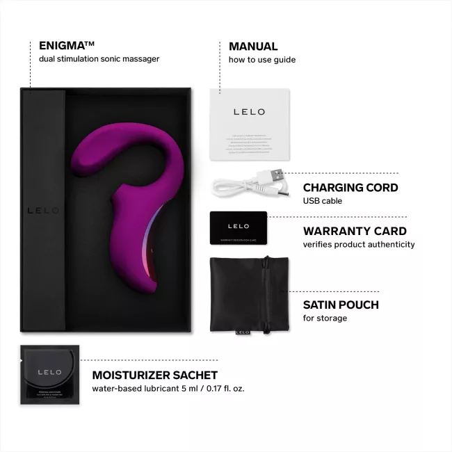 LELO Enigma Dual Stimulation Sonic Massager - Image 4