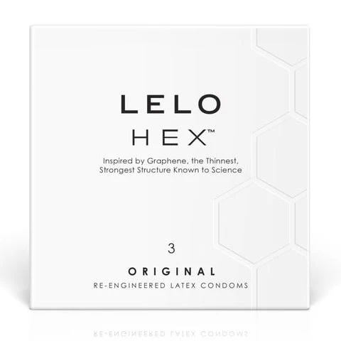 LELO Hex Original Condoms 3 Pack - Image 2
