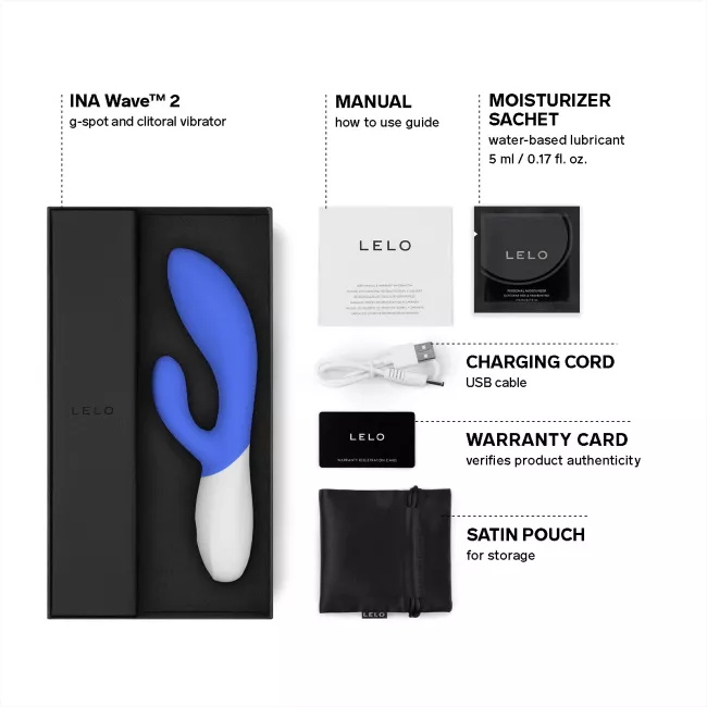 LELO INA Wave 2 Rabbit Vibrator - Image 5