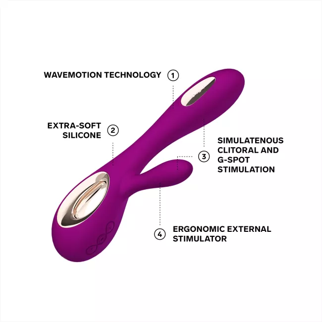 LELO Soraya Wave Rabbit Vibrator - Image 4