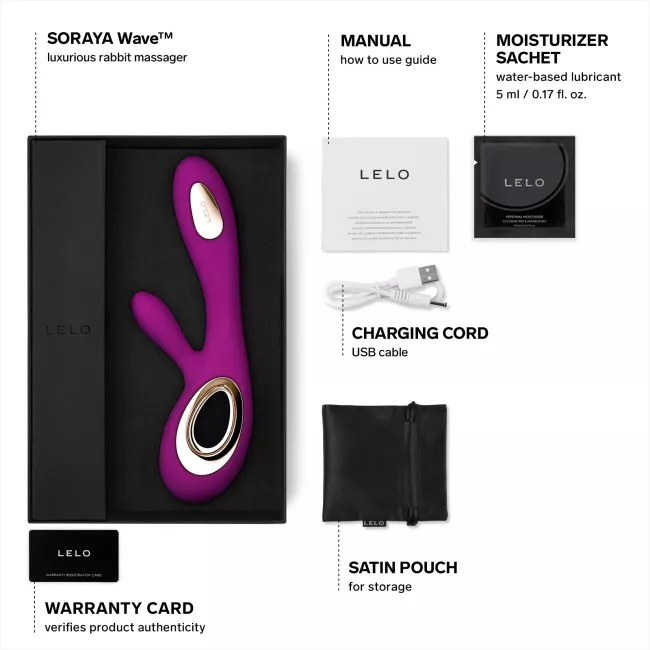 LELO Soraya Wave Rabbit Vibrator - Image 5