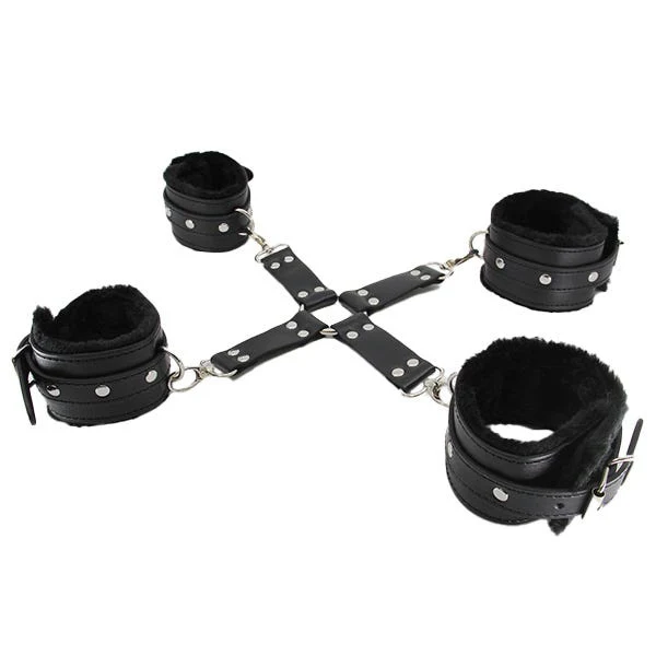 Love In Leather Faux Fur-Lined Hog-Tie Shackle - Image 2