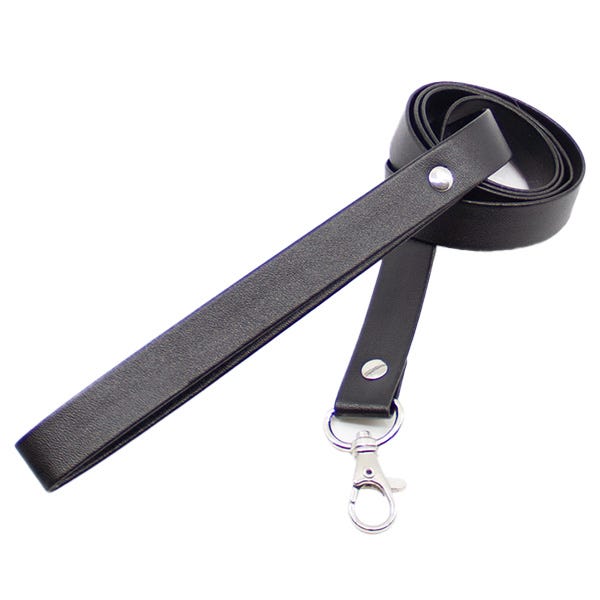 Love In Leather Faux Leather Unlined Collar and Lead - Image 2