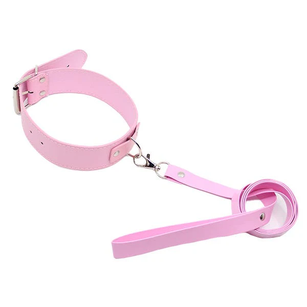 Love In Leather Faux Leather Unlined Collar and Lead - Image 7