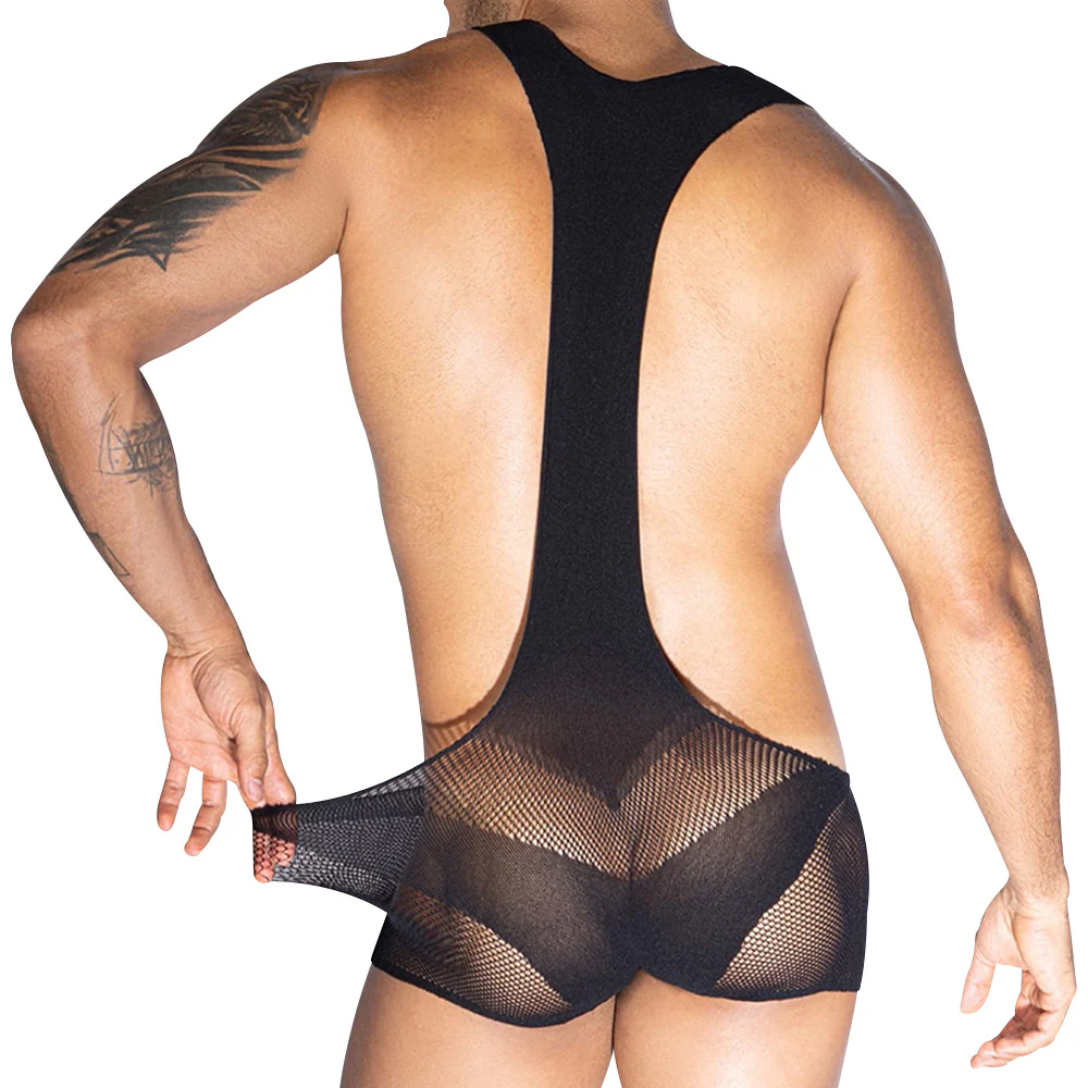 Love In Leather One Piece Body Stocking - Image 2
