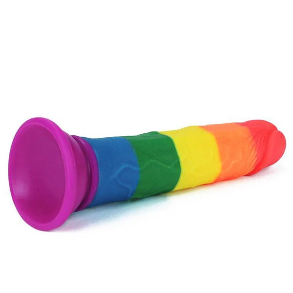 Lovetoy 7-Inch Prider Rainbow Dildo - Image 2
