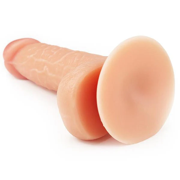 Lovetoy 8-Inch The Ultra Soft Dude Straight Dildo with Balls - Image 6