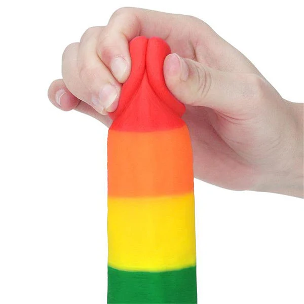 Lovetoy Prider 7.5-Inch Rainbow Dildo - Image 5