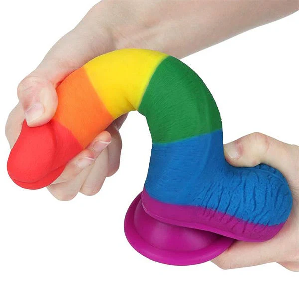 Lovetoy Prider 7.5-Inch Rainbow Dildo - Image 7