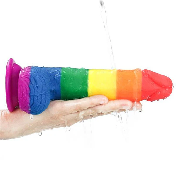 Lovetoy Prider 7.5-Inch Rainbow Dildo - Image 8